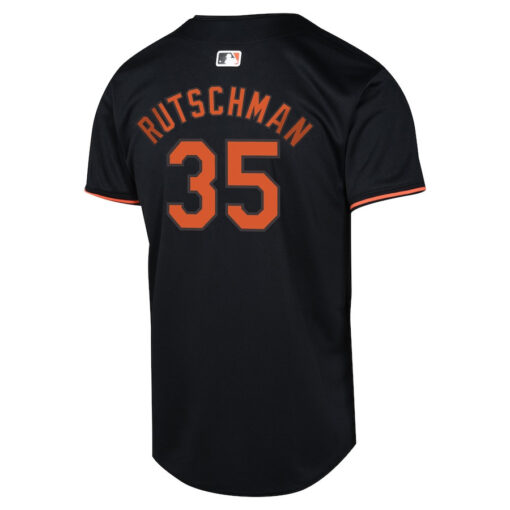 Adley Rutschman 35 Baltimore Orioles Alternate Limited YOUTH Jersey - Black - Image 3