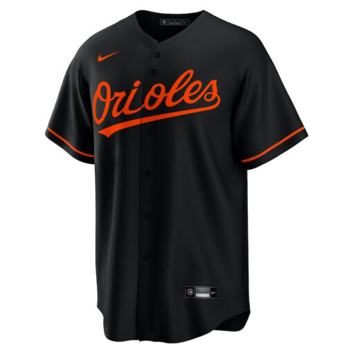 Adley Rutschman 35 Baltimore Orioles Alternate Men Jersey - Black - Image 2