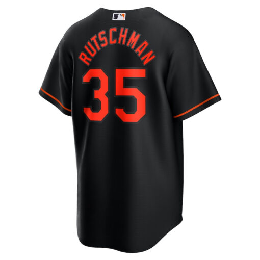 Adley Rutschman 35 Baltimore Orioles Alternate Men Jersey - Black - Image 3