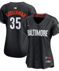 Adley Rutschman 35 Baltimore Orioles City Connect Limited Women Jersey - Black