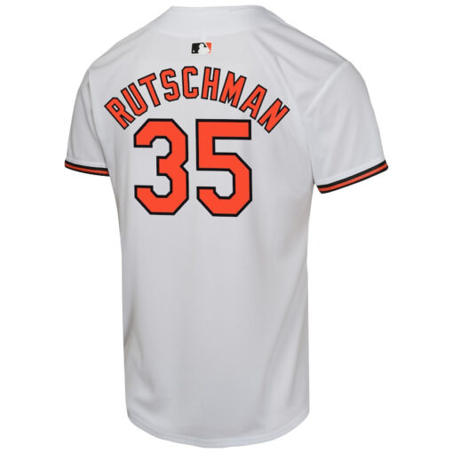 Adley Rutschman 35 Baltimore Orioles Home Game YOUTH Jersey - White - Image 3