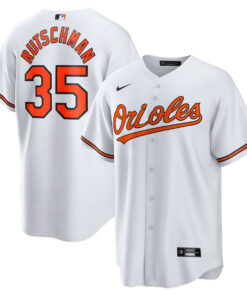 Adley Rutschman 35 Baltimore Orioles Home Men Jersey - White