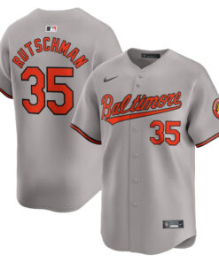 Adley Rutschman 35 Baltimore Orioles Road Limited Men Jersey - Gray