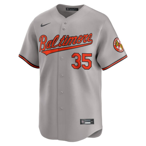 Adley Rutschman 35 Baltimore Orioles Road Limited Men Jersey - Gray - Image 2