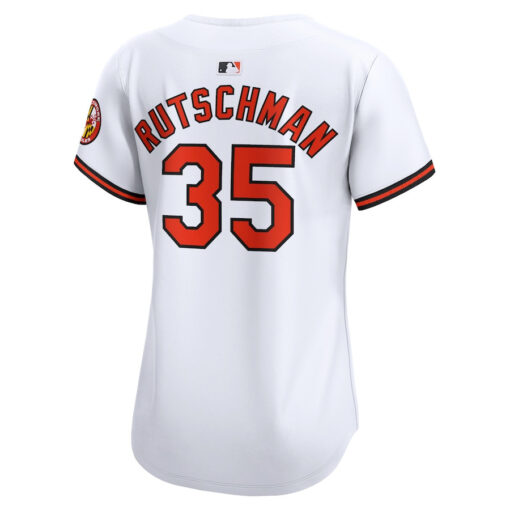 Adley Rutschman 35 Baltimore Orioles Women Home Limited Player Jersey - White - Image 3