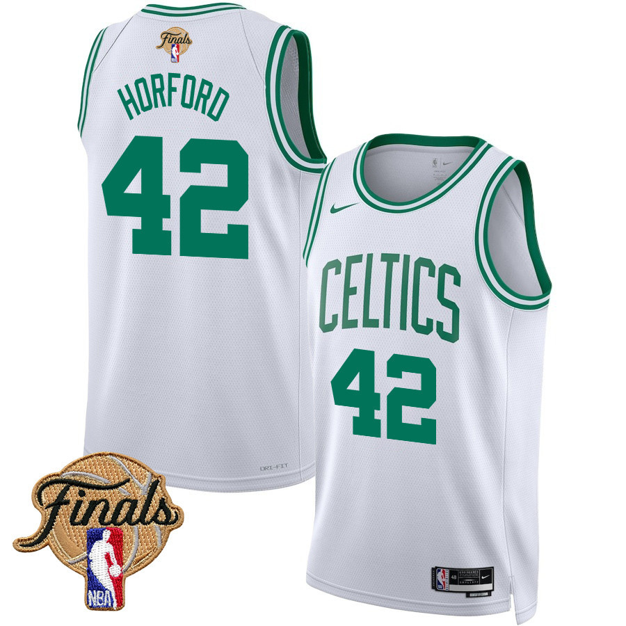 Al Horford 42 Boston Celtics 2024 FINALS PATCH Swingman Jersey - Association Edition - White - JS396