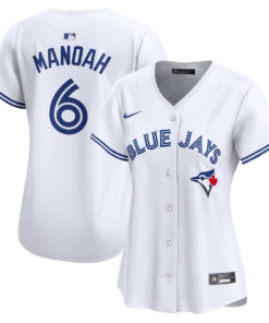 Alek Manoah 6 Toronto Blue Jays Women Home Limited Player Jersey - White