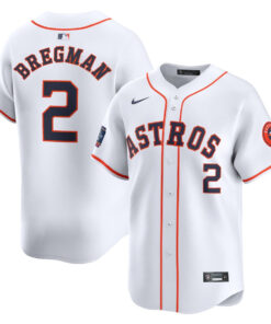 Alex Bregman 2 Houston Astros 2024 MLB World Tour Mexico City Series Home Limited Jersey - White