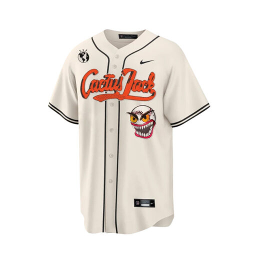 Alex Bregman 2 Houston Astros Cactus Jack Cream Jersey - Men - Image 2