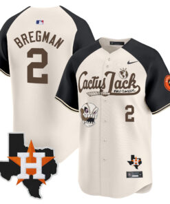 Alex Bregman 2 Houston Astros Cactus Jack Foundation Fall Classic Limited Jersey - Men