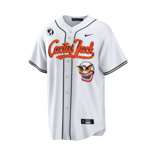 Alex Bregman 2 Houston Astros Cactus Jack White Jersey - Men - Image 2