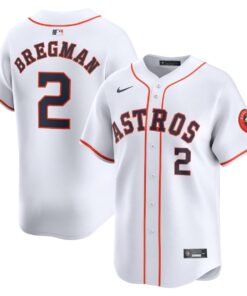 Alex Bregman 2 Houston Astros Home Limited Player Men Jersey - White