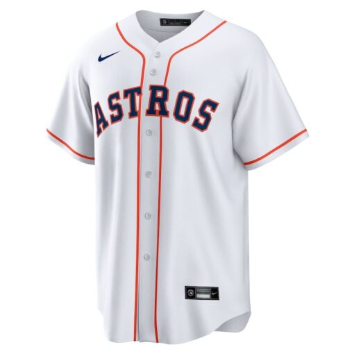 Alex Bregman 2 Houston Astros Home Men Jersey - White - Image 2