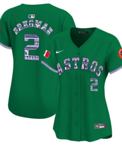 Alex Bregman 2 Houston Astros Mexico Women Jersey - Green