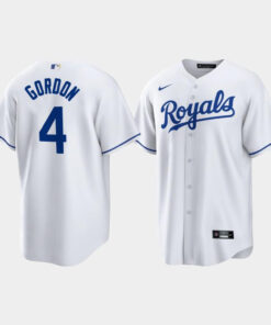 Alex Gordon 4 Kansas City Royals White Home Player Jersey Jersey