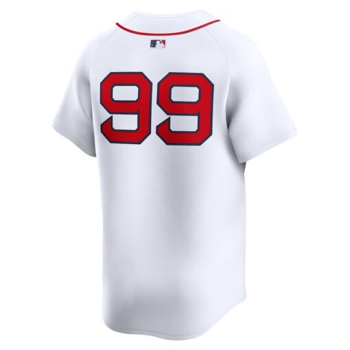 Alex Verdugo 99 Boston Red Sox Nike Home Limited Player Jersey - White - Image 3