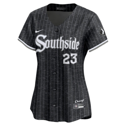 Andrew Benintendi 23 Chicago White Sox Women's 2025 City Connect Limited Jersey - Black - Image 2