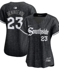 Andrew Benintendi 23 Chicago White Sox Women's 2025 City Connect Limited Jersey - Black
