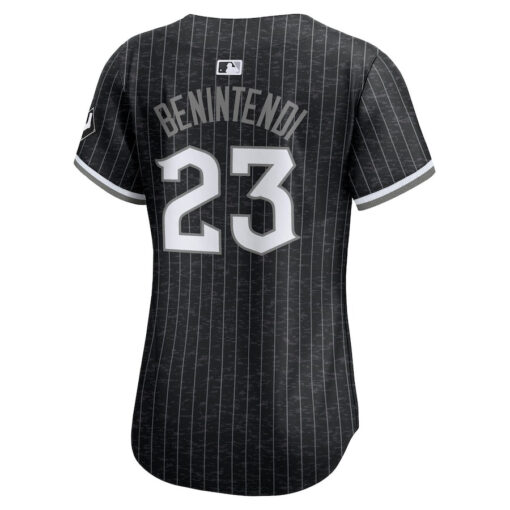 Andrew Benintendi 23 Chicago White Sox Women's 2025 City Connect Limited Jersey - Black - Image 3