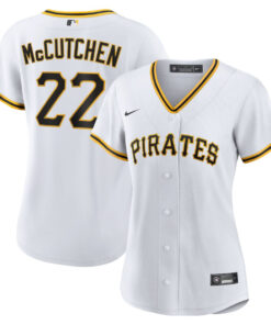 Andrew McCutchen 22 Pittsburgh Pirates Home Player Women Jersey - White