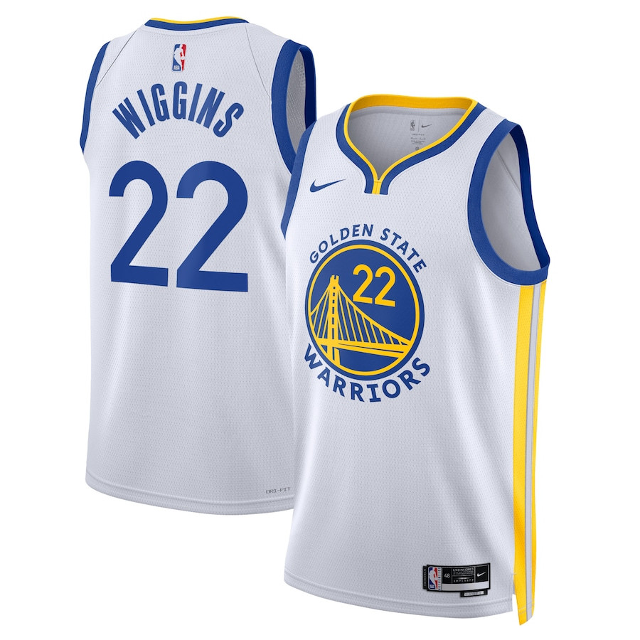 Andrew Wiggins 22 Golden State Warriors Unisex Swingman Jersey - Association Edition - White - JS236