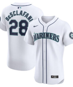 Anthony DeSclafani 28 Seattle Mariners Home Elite Player Men Jersey - White