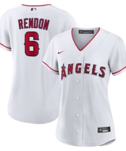 Anthony Rendon 6 Los Angeles Angels Women's Home Player Jersey - White