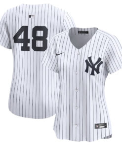 Anthony Rizzo 48 New York Yankees Women Home Limited Player Jersey - White