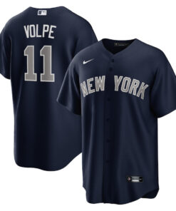 Anthony Volpe 11 New York Yankees Alternate Men Jersey - Navy