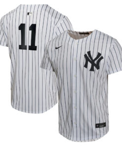 Anthony Volpe 11 New York Yankees Home Game Player YOUTH Jersey - White