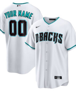 Arizona Diamondbacks Alternate Custom Men Jersey - White