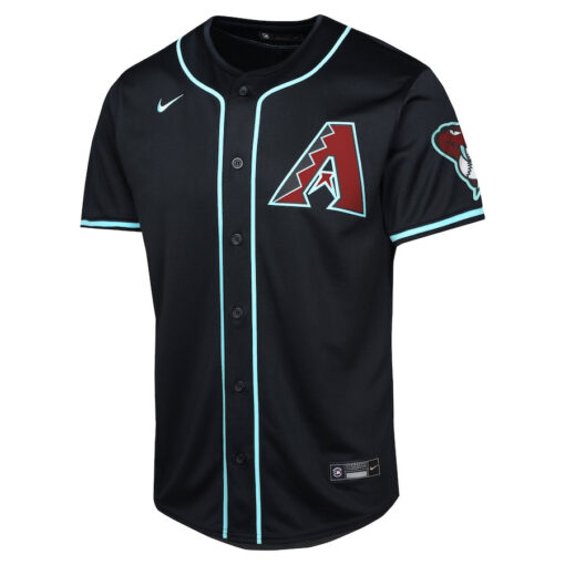 Arizona Diamondbacks Alternate Limited YOUTH Jersey - Black - Image 2