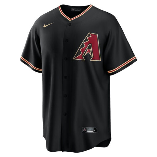 Arizona Diamondbacks Alternate Men Jersey - Black - Image 2