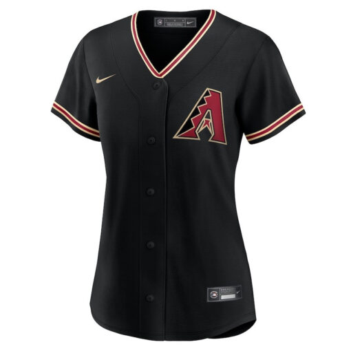 Arizona Diamondbacks Women's Alternate Team Jersey - Black - Image 2