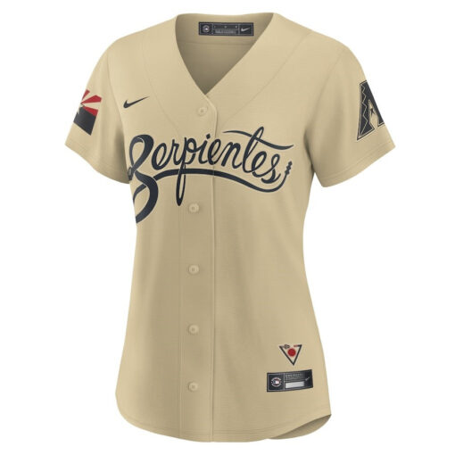 Arizona Diamondbacks Women's City Connect Jersey - Sand - Image 2