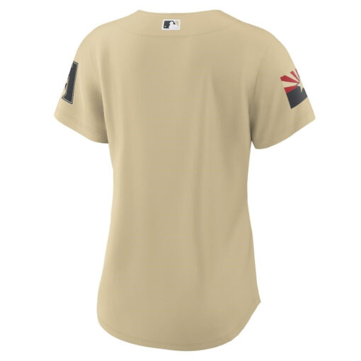 Arizona Diamondbacks Women's City Connect Jersey - Sand - Image 3