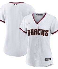 Arizona Diamondbacks Women's Home Blank Jersey - White