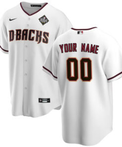Arizona Diamondbacks World Series 2023 Home Stitched Home Custom Jersey - White