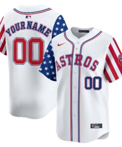 Astros 2024 Independence Day Vapor Premier Limited Custom Jersey