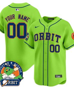 Astros Orbit Patch Vapor Premier Limited Custom Jersey