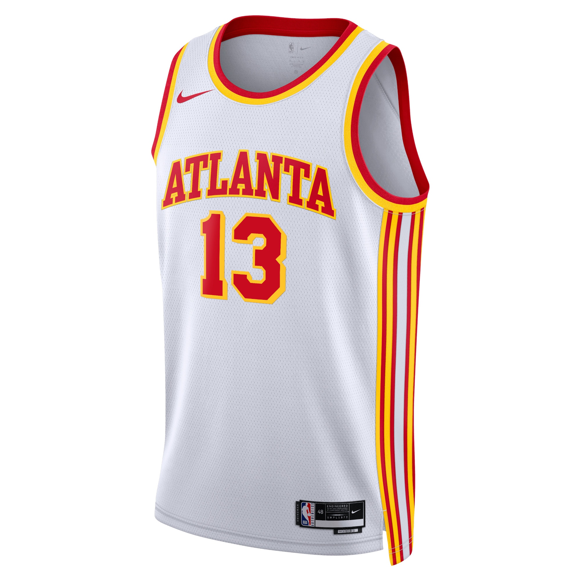 Atlanta Hawks Association Edition Swingman Jersey - White - Bogdan BogdanoviÄ‡ - Unisex - JS330