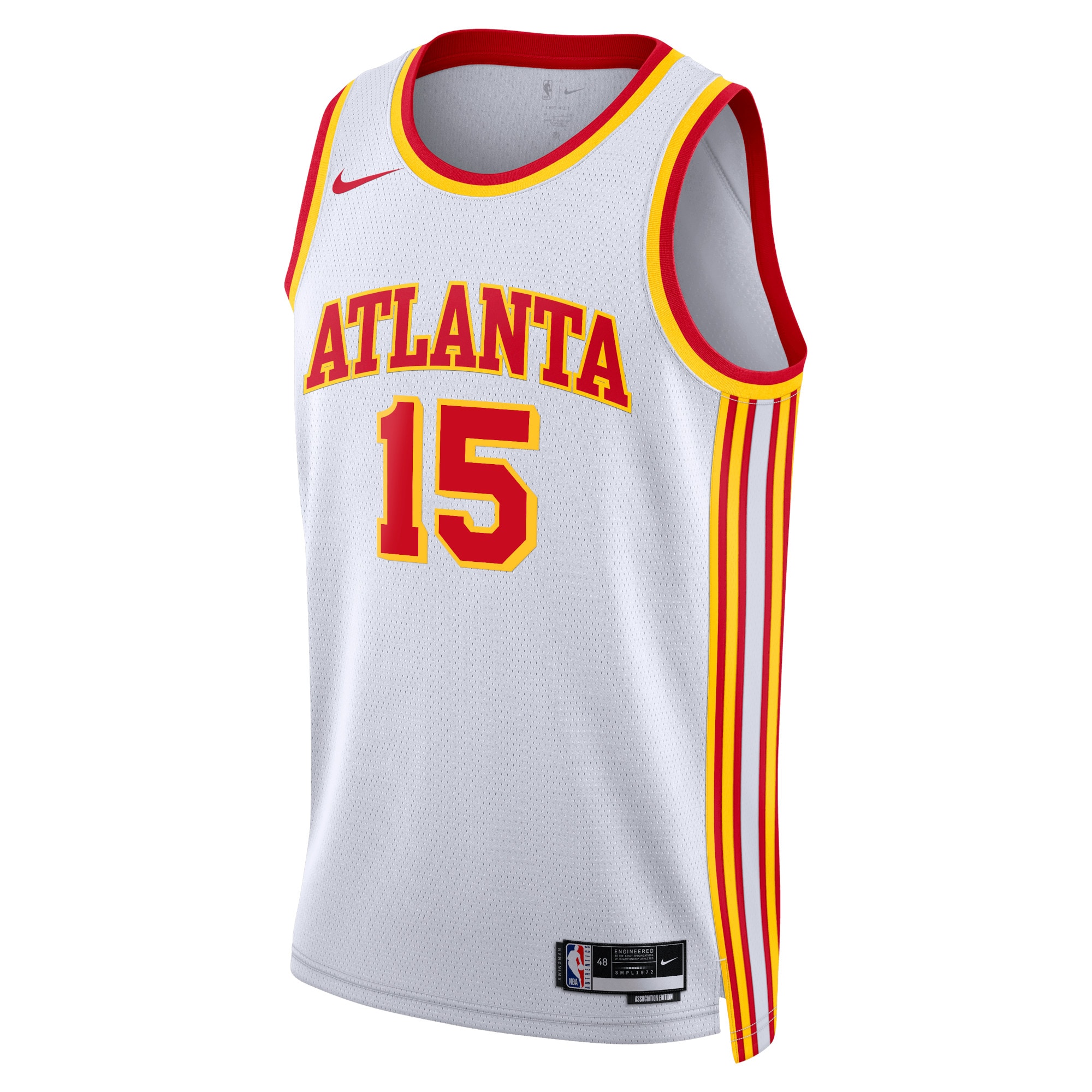 Atlanta Hawks Association Edition Swingman Jersey - White - Clint Capela - Unisex - JS498