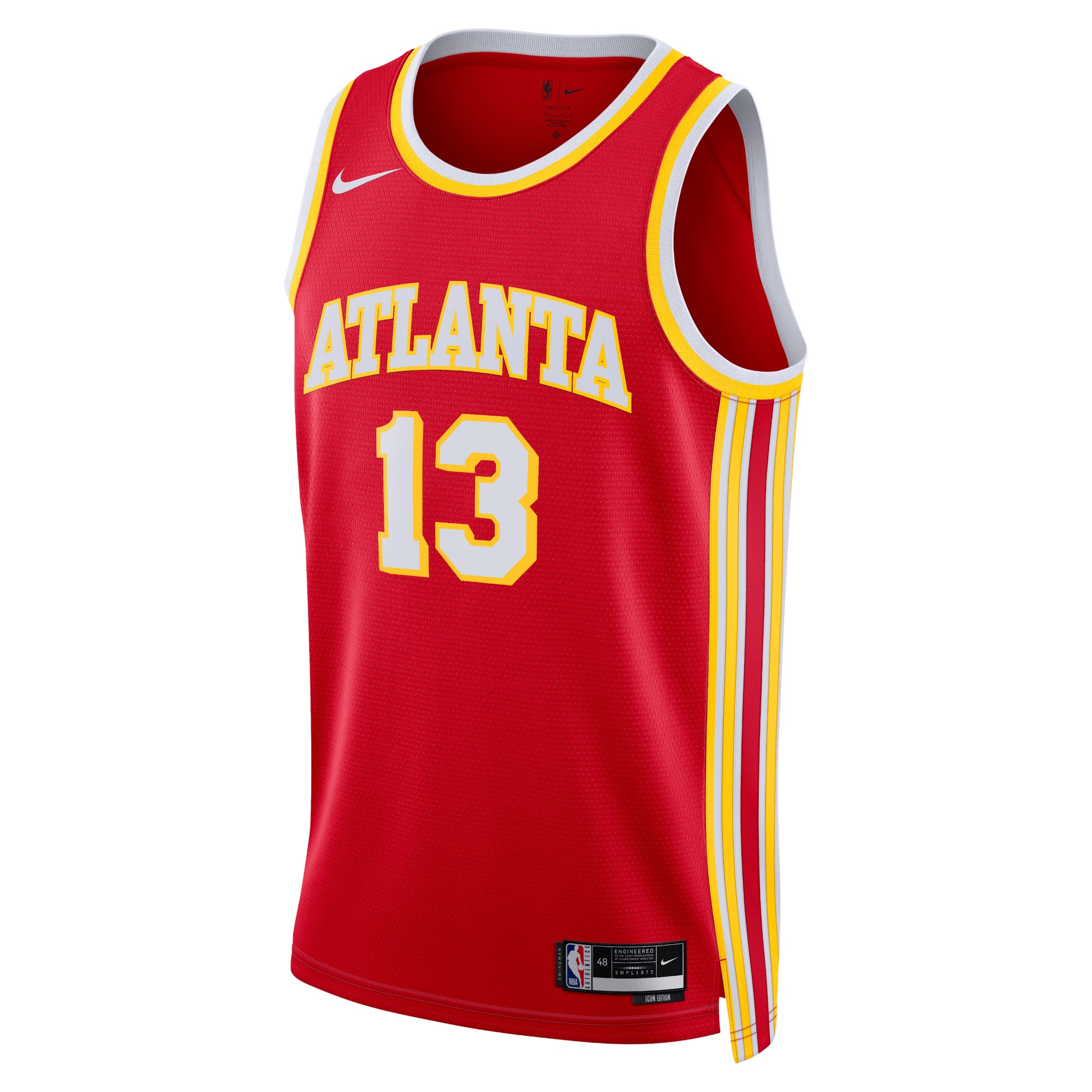 Atlanta Hawks Icon Edition Swingman Jersey - Red - Bogdan BogdanoviÄ‡ - Unisex - JS158