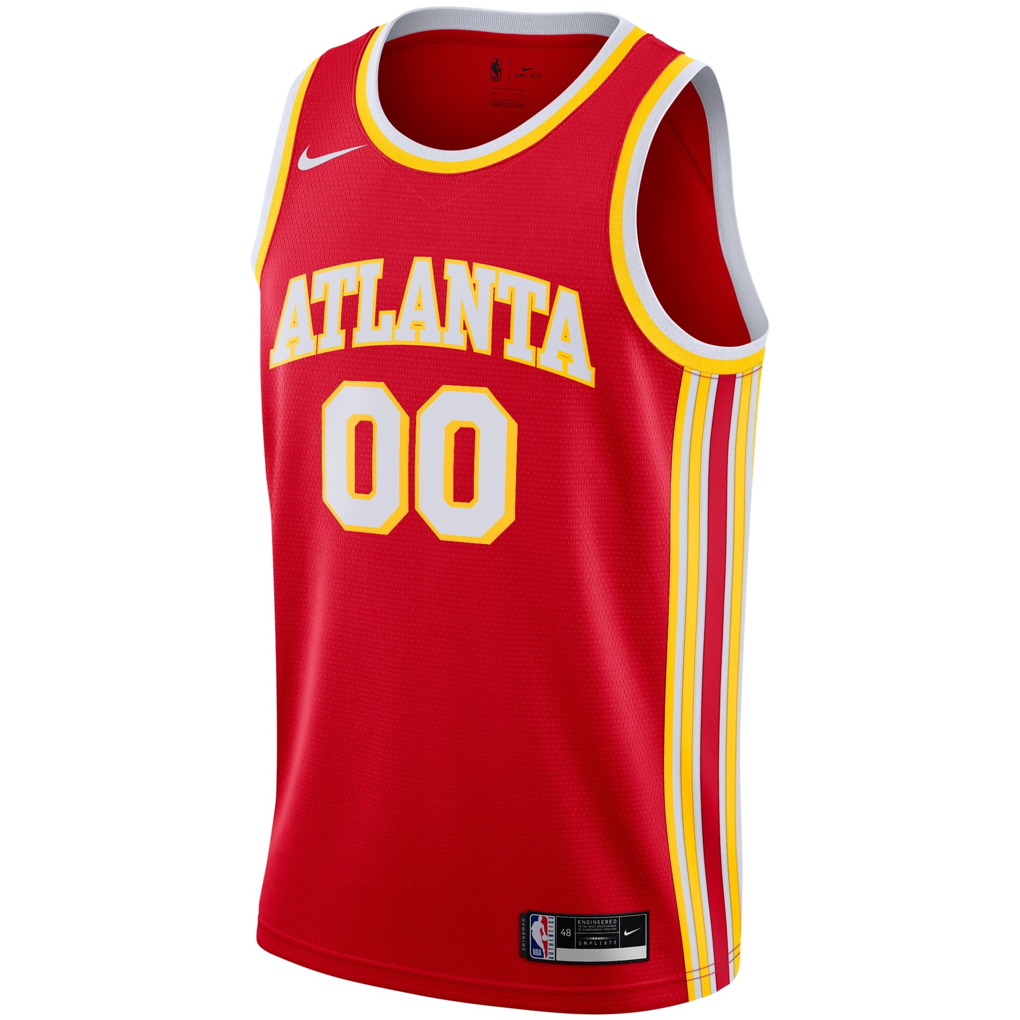 Atlanta Hawks Icon Swingman Jersey - Custom - Youth - JS904