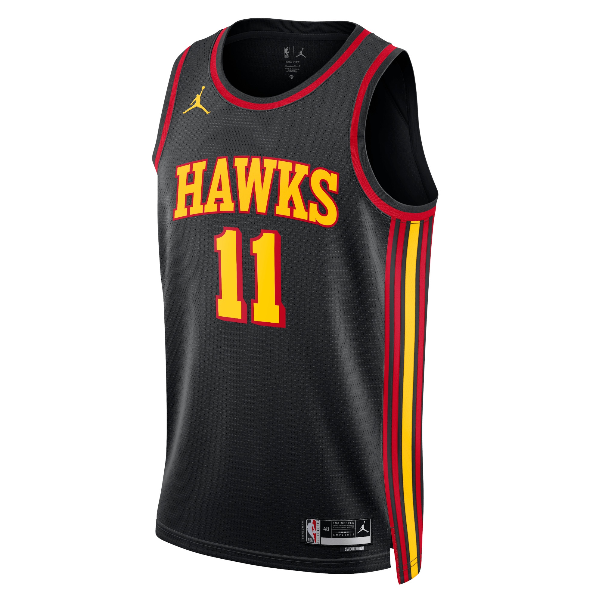 Atlanta Hawks Jordan Statement Edition Swingman Jersey - Black - Trae Young - Unisex - JS817