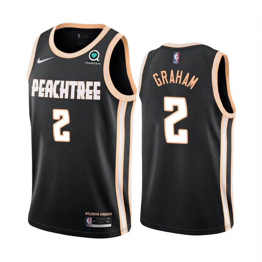 Atlanta Hawks Treveon Graham 2 City Men's Jersey - JS590