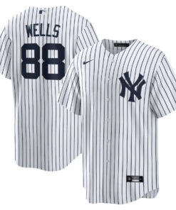Austin Wells 88 New York Yankees Home Men Jersey - White