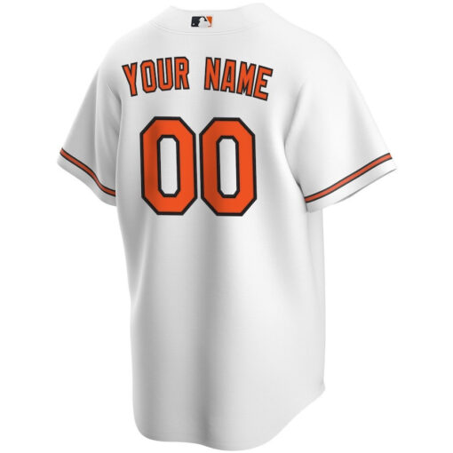 Baltimore Orioles Home Custom Men Jersey - White - Image 3