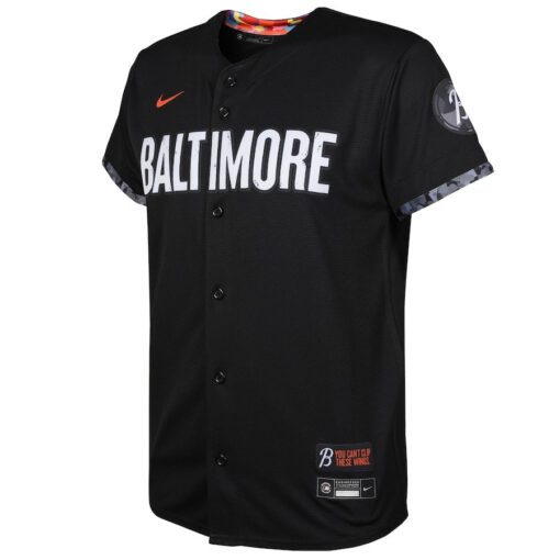 Baltimore Orioles Youth 2023 City Connect Jersey - Black - Image 3