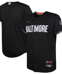 Baltimore Orioles Youth 2023 City Connect Jersey - Black
